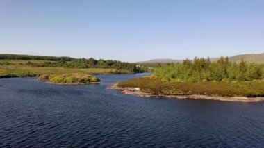 LOugh Craghy 'deki Aereal Adası, Donegal' deki Dungloe - İrlanda.