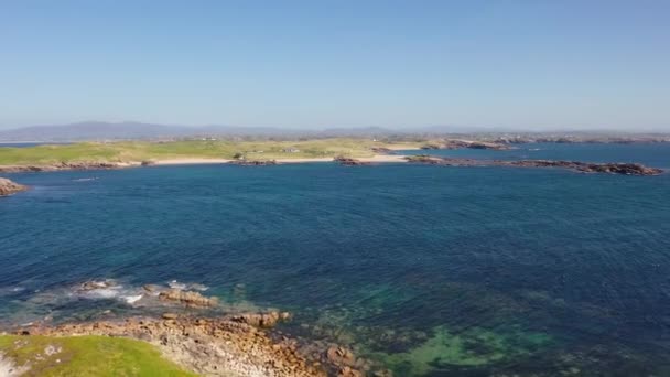 爱尔兰Donegal县Cruit岛上的高尔夫球场 — 图库视频影像
