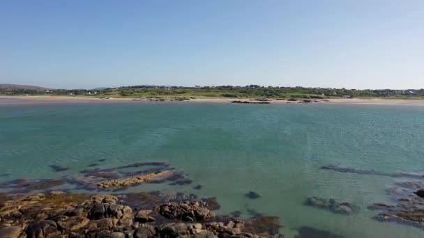 Der Wunderschöne Atlantik Zwischen Kincasslagh Und Cruit Island County Donegal — Stockvideo