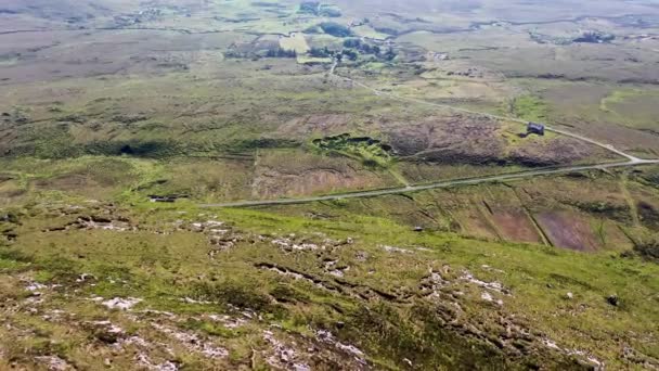 Luchtfoto Van Schaapskooi County Donegal Ierland — Stockvideo
