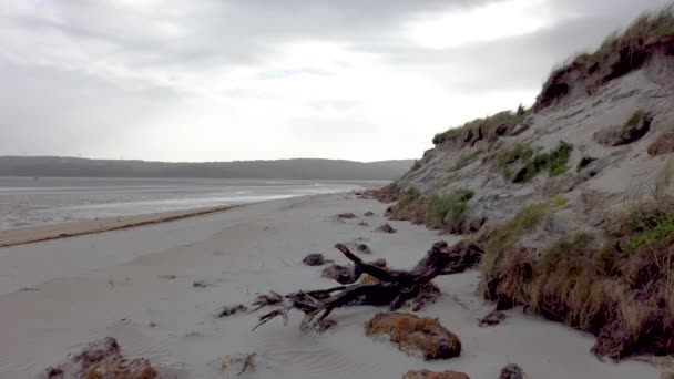 ドーイビーチの砂嵐 ドニゴール州レターマカワード アイルランド — ストック動画