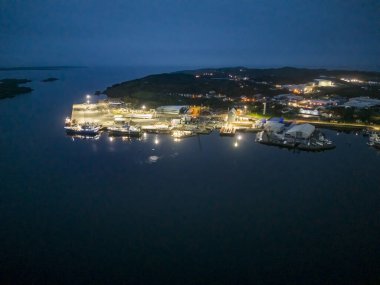 KILLYBEGS, İKİNCİ DONEGAL, IRELAND ECTOBER 07: 2023: Bu İrlanda 'daki en önemli balıkçı limanı.