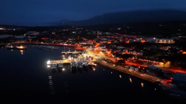 アイルランド ドニゴール州のキリバーグの空中視界 — ストック動画