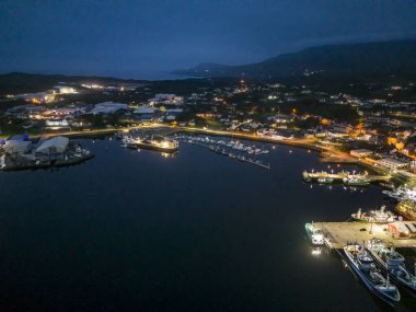 KILLYBEGS, İKİNCİ DONEGAL, IRELAND ECTOBER 07: 2023: Bu İrlanda 'daki en önemli balıkçı limanı.