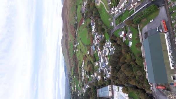 Vista Aérea Kilcar Por Killybegs County Donegal Irlanda — Vídeo de Stock