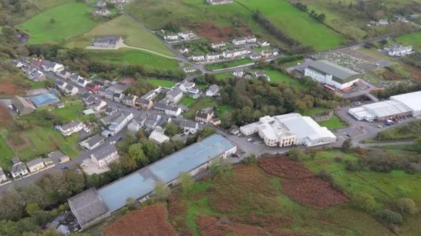 Luftaufnahme Von Kilcar Von Killybegs County Donegal Irland — Stockvideo