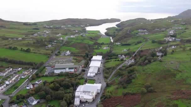 Вид Повітря Кілкар Від Кіллібегів Графство Донегал Ірландія — стокове відео