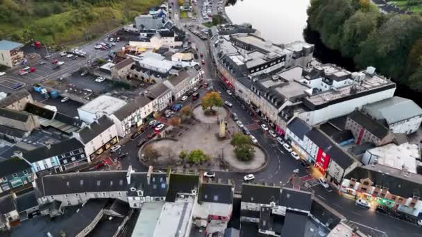Donegal Elması Nın Havadan Görünüşü Donegal Lçesi Rlanda — Stok video