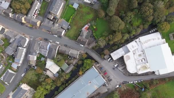 Vista Aérea Kilcar Por Killybegs Condado Donegal Irlanda — Vídeos de Stock