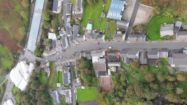 Vue Aérienne Kilcar Par Killybegs Comté Donegal Irlande — Video