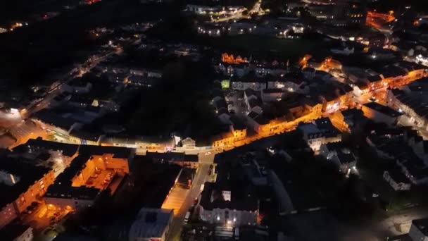 Letterkenny County Donegal Irlanda Ottobre 2023 Strade Sono Affollate Durante — Video Stock