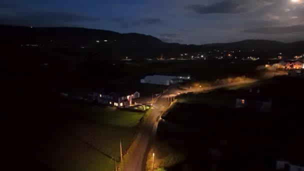 Glencolumbkille County Donegal Irlanda Outubro 2013 Quartel Bombeiros Albergue Ambulante — Vídeo de Stock