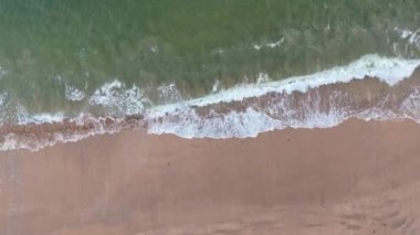 Donegal, İrlanda 'daki Malin Beg' in güzel sahil manzarası..
