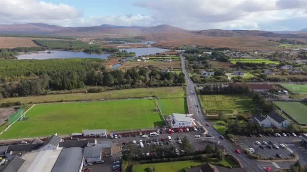 Αεροφωτογραφία Του Dungloe Στο County Donegal Ιρλανδία — Αρχείο Βίντεο