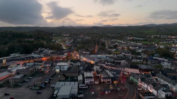 Donegal Town Ireland Ekim 2023 Donegal Kasabası Eske Nehri Nin — Stok video