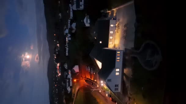 Flygfoto Över Glencolumbkille County Donegal Republiken Irleand — Stockvideo