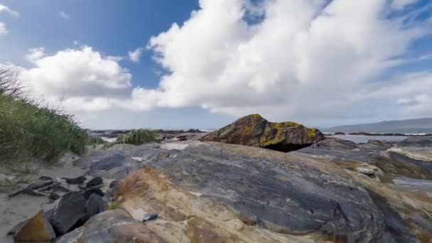 Timelapse Moln Ovanför Carrick Fad Portnoo Grevskapet Donegal Irland — Stockvideo
