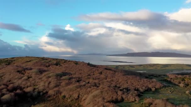 Bahía Gweebarra Vista Desde Cashelgolan Condado Donegal Irlanda — Vídeo de stock