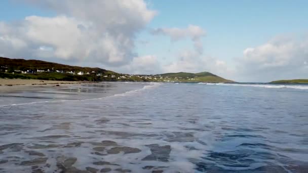 Narin Strand Una Bellissima Grande Spiaggia Nella Contea Donegal Irlanda — Video Stock