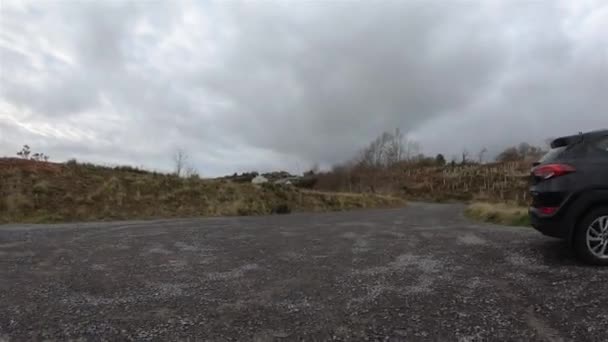 Rijden Naar Bonny Glen Door Portnoo County Donegal Ierland — Stockvideo