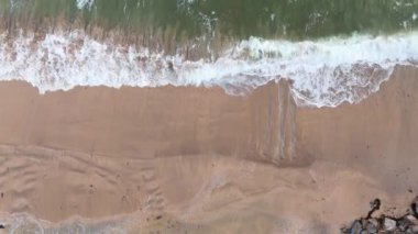 Donegal, İrlanda 'daki Malin Beg' in güzel sahil manzarası..