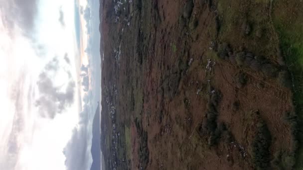 Vista Aérea Bonny Glen Por Portnoo Condado Donegal Irlanda — Vídeo de Stock