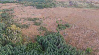 Bonny Glen 'in havadan görünüşü Portnoo' nun County Donegal - İrlanda