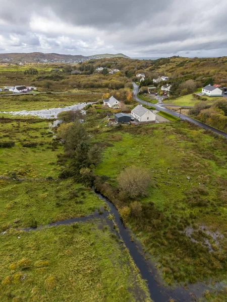 Typiska Översvämningar Grevskapet Donegal Irland — Stockfoto