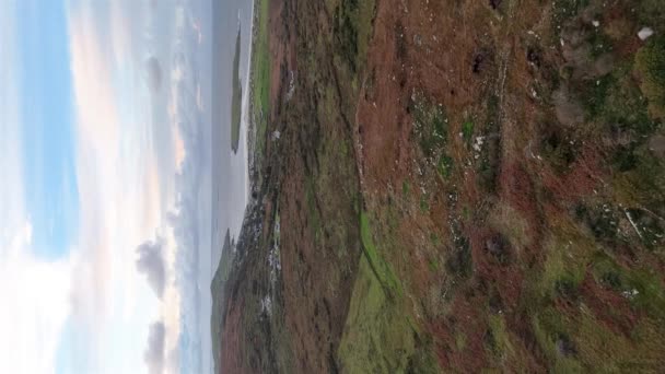 Vue Aérienne Naran Par Portnoo Dans Comté Donegal Irlande — Video