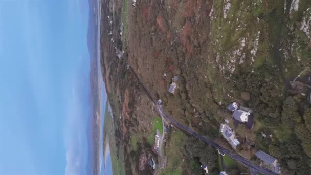 Volando Desde Naran Hacia Clooney Por Portnoo Condado Donegal Irlanda — Vídeos de Stock