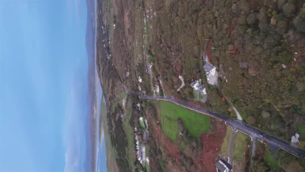 Volando Desde Naran Hacia Clooney Por Portnoo Condado Donegal Irlanda — Vídeo de stock