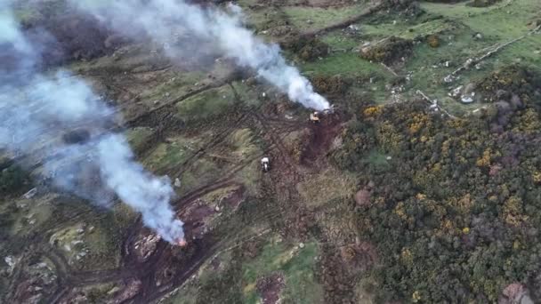 Aerial View Castlegoland Hill Portnoo County Donegal Írország — Stock videók