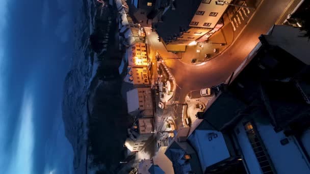 Вид Повітря Сніг Покритий Ардара Графстві Донегал Ірландія — стокове відео