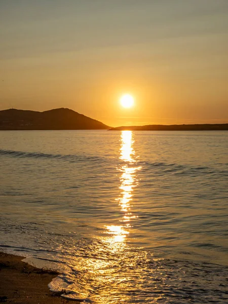 Piękny Zachód Słońca Plaży Portnoo Narin Hrabstwie Donegal Irlandia — Zdjęcie stockowe