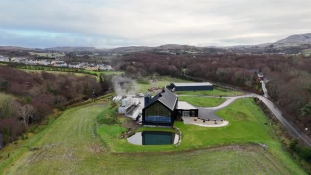 Ardara County Donegal Ireland January 2024 Ardara Distillery Producing Town — Stock Video