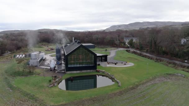 Ardara County Donegal Ireland January 2024 Ardara Distillery Producing Town — Stock Video