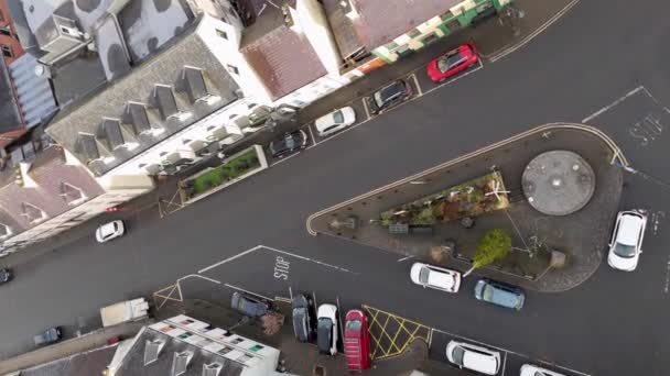 Luchtfoto Van Ardara County Donegal Ierland — Stockvideo