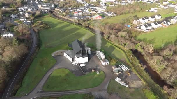 Ardara County Donegal Irlanda Enero 2024 Destilería Ardara Está Produciendo — Vídeo de stock