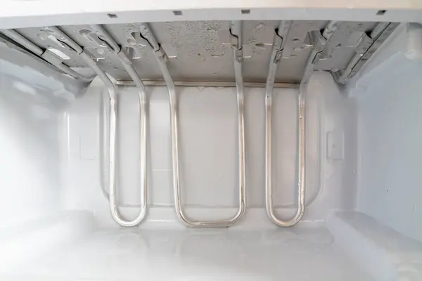 Лед Морозилке Размораживание Холодильника Морозильника — стоковое фото