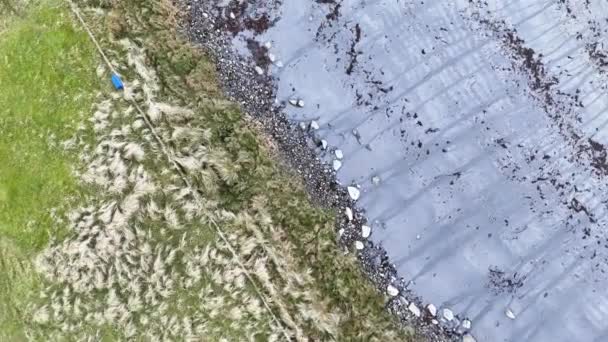 Aerial View Inishkeel Island Portnoo Donegal Megyében Írország — Stock videók