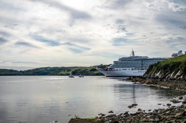 KILLYBEGS, IRELAND - 16 Mayıs 2023: Norveç Yıldızı Killybegs 'i ziyaret ettikten sonra ayrılıyor.