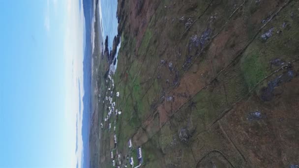 Coastline Rosbeg County Donegal Winter Ireland — Stock Video