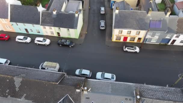 Ardara County Donegal Ireland Января 2024 Ardara Beautiful Small Town — стоковое видео