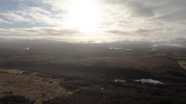 Luftaufnahme Von Bonny Glen Bei Portnoo County Donegal Irland — Stockvideo
