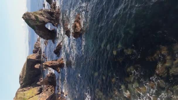 Veduta Aerea Del Crohy Head Sea Arch Contea Donegal Irlanda — Video Stock