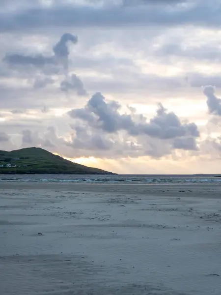 Stock image Beautiful sunset at Portnoo Narin beach in County Donegal - Ireland.