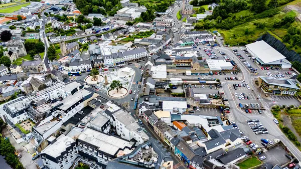 Stock image DONEGAL TOWN, IRELAND - JULY 23 2024 - The works at the new Diamond are already finished.