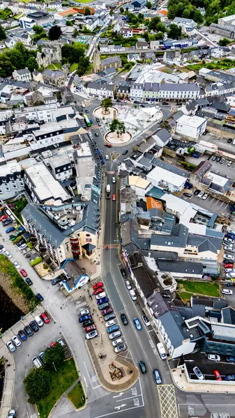 Stock image DONEGAL TOWN, IRELAND - JULY 23 2024 - The works at the new Diamond are already finished.