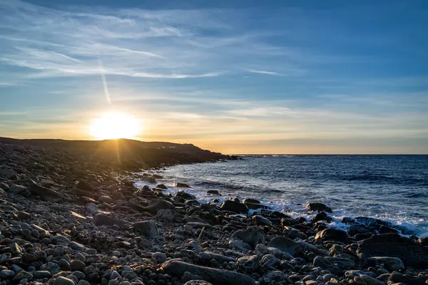 stock image The Muckross Head pebble beach , County Donegal, reland