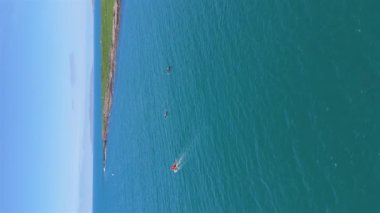 İrlanda Donegal İlçesi 'nde Narin ve Portnoo' nun yer aldığı Regatta 'nın hava manzarası.